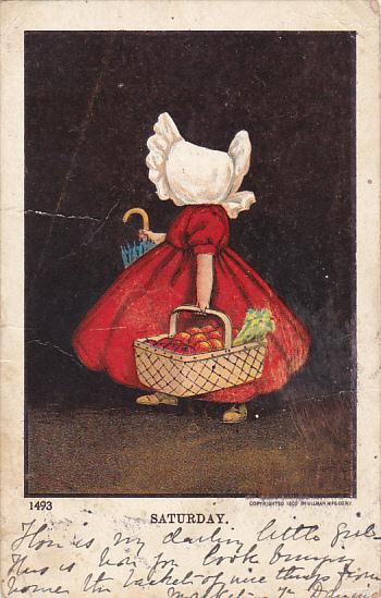 Sunbonnet Girls Saturday 1906