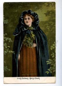 236392 Ireland Irish Colleen Kerry Cloak 1904 year RPPC