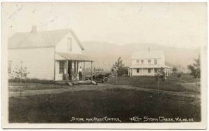 West Stony Creek NY Store Post Office Real Photo Postcard RPPC