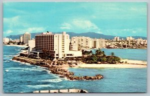 San Jeronimo Hilton Hotel   San Juan  Puerto Rico  Postcard