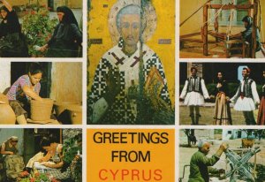 Cyprus Postcard - Greetings From Cyprus   RR9943