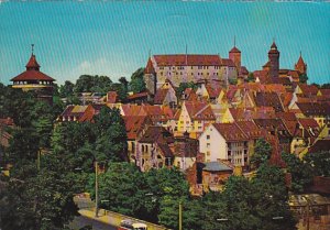 Germany Nuernberg Blick auf die Burg