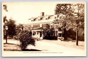 RPPC~Longfellow's Wayside Inn South Sudbury Massachusetts~Real Photo Postcard