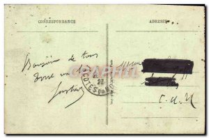 Postcard Old Saint Germain En Laye Le Chateau seen Parterre