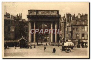 Old Postcard Bordeaux La Porte Burgundy