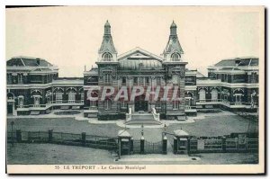 Postcard Old Treport the Municipal Casino