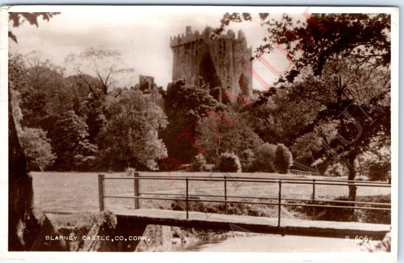 c1950s Blarney, Cork, Ireland Valentine's RPPC Blarney Castle Real Photo PC A163