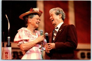 Postcard - Minnie Pearl and Roy Acuff at Opryland U.S.A. - Nashville, Tennessee