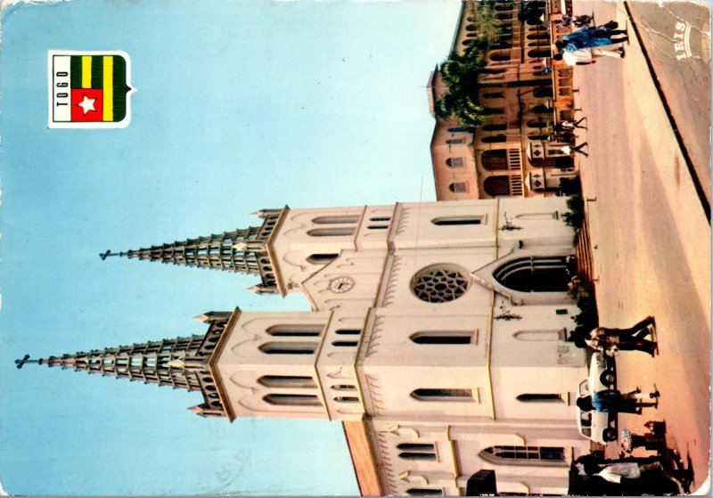 Lome Togo Postcard used 1972 Cathedral