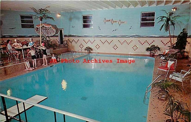 NY, Syracuse, New York, Dewitt Ranch Motel, Swimming Pool, Dexter No 37253-B