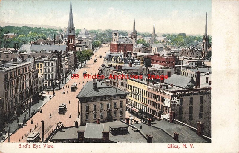 NY, Utica, New York,  Bird's Eye View Of City, American News Pub No 6056