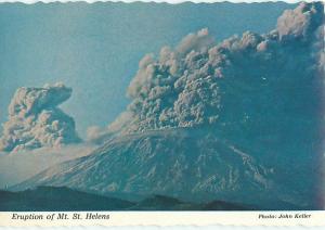 Volcanic Mt St Helens Spirit Lake May 18,1980 Disaster Postcard  # 7374