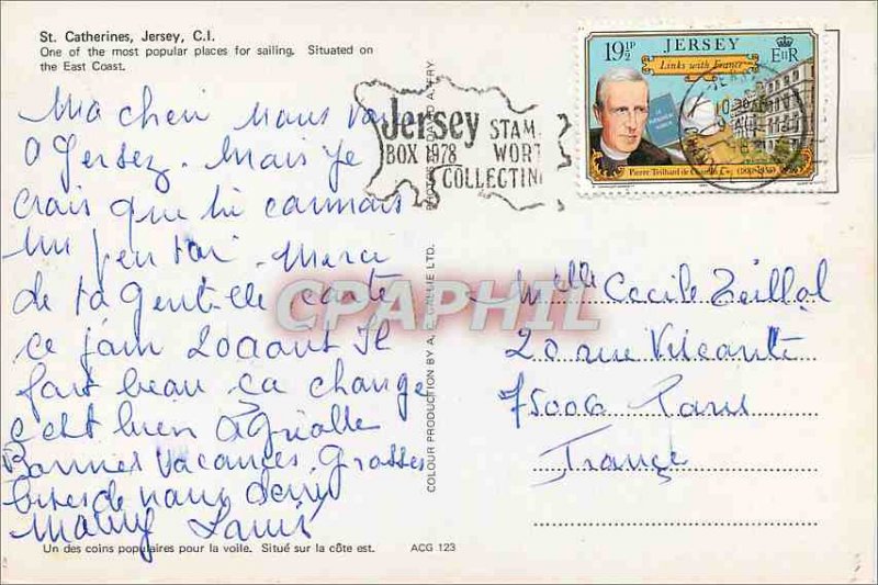 Modern Postcard St Catherines Jersey CI