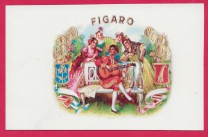 H-015 - Figaro Repro Antique Cigar Box Label Contemporary Picture...