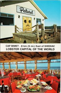 Paturel Shore House Cap Bimet NB New Brunswick Lobster Capital Postcard G66