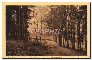 Old Postcard path Chaumette