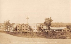 Harmony Maine Saco Valley Canning Co Real Photo Vintage Postcard AA28939