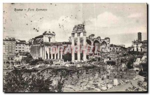 Old Postcard Roma Foro Romano