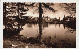 Slovakia Vysoké Tatry Štrbské Pleso Vintage RPPC C221