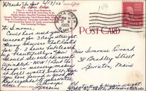 Santa Rosa New Mexico NM La Loma Lodge 1950s-60s Vintage Postcard