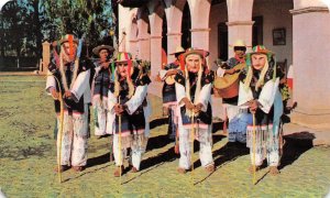 PATZCUARO, Michoacan Mexico   DANCE OF THE OLD MEN   Rounded Corner Postcard