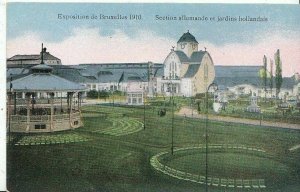 Belgium Postcard - Exposition De Bruxelles 1910 - Allemande Et Jardins U518