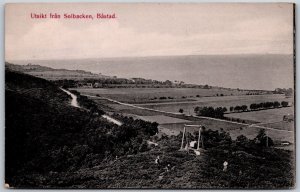 Vtg Utsikt fran Solbacken View From Solbacken Bastad Sweden 1910s Postcard