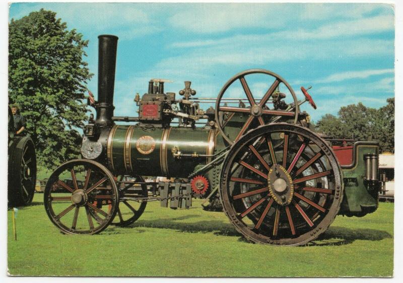 Wallis & Steevens Traction Engine PPC, by Dennis, Unused, Collectors Series No 5 