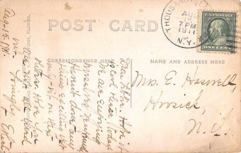 Thousand Islands Canada Needles Eye Real Photo Antique Postcard J48490