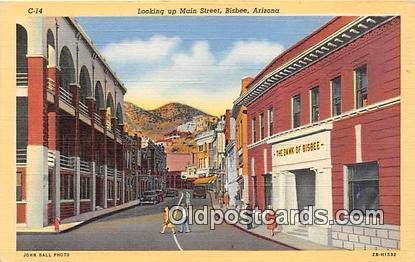 Main Street, Bank of Bisbee Bisbee, Arizona, USA Unused 