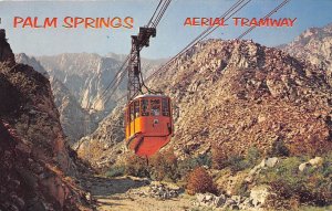 Palm Springs California 1960s Postcard Aerial Tramway Tram Car