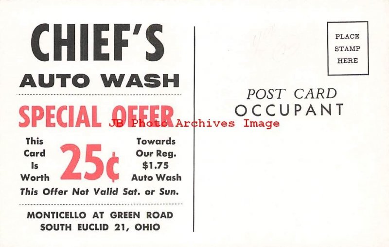 OH, South Euclid, Ohio, Chief's Auto Wash, Monticello at Green Road
