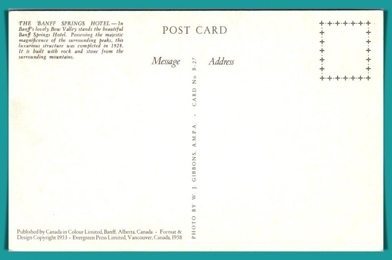 Canada, Banff - Springs Hotel - [FG-372]