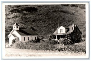 Middlesboro KY Postcard RPPC Photo Red Bird Mission Mill Creek Clay County