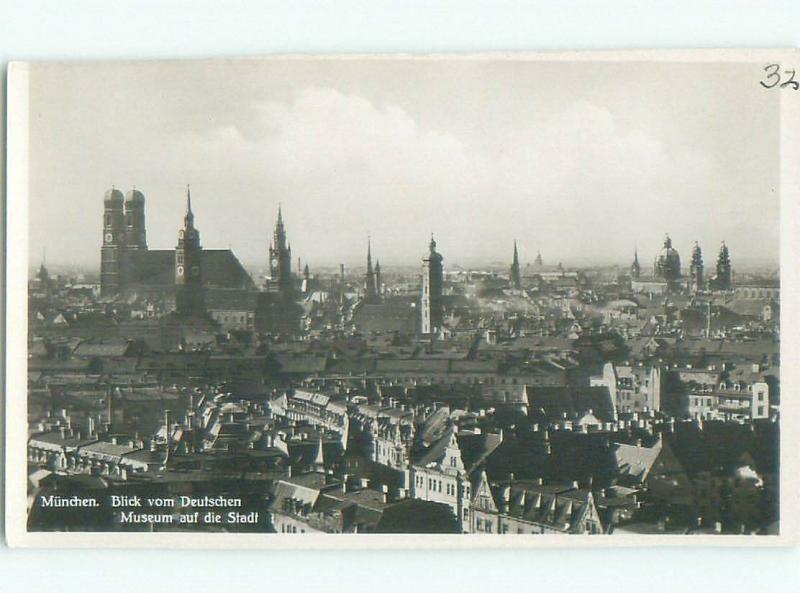 old rppc NICE VIEW Munich - Munchen - Bavaria Germany i1735