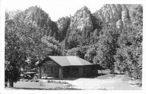 Postcard RPPC 1940s Arizona Flagstaff Sedona Call of the Canyon Resort AZ24-4290