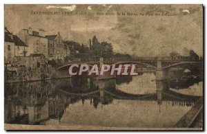 Old Postcard La Ferte Sous Jouarre On the right bank of the Marne to the brid...