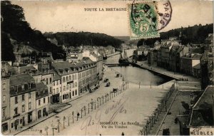 CPA Morlaix- Le Bassin, Vu du Viaduc FRANCE (1026087)