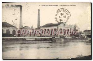 Old Postcard Neuilly Sur Marne La Compagnie Des Eaux