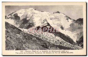 Old Postcard Glacier and Aiguille de Bionnassay View from the Terminus Railwa...