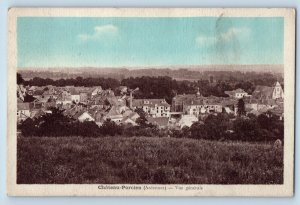 Chateau-Porcien (Ardennes) France Postcard General View 1968 Posted Vintage