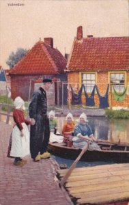 Netherlands Volendam Family In Traditional Costume 1923