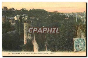 CARTE Postal Poitiers Old Moat remains the Fortifications