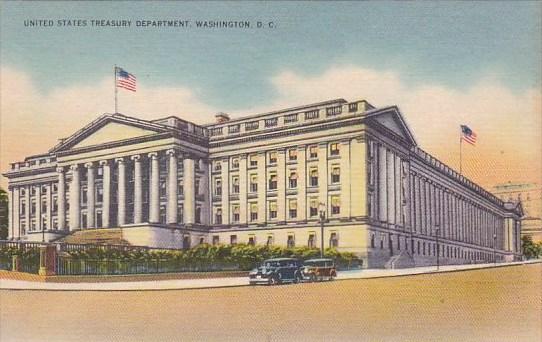 United States Treasury Department Washington D C