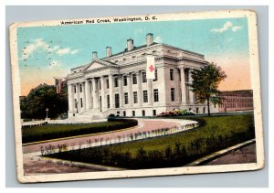 Vintage 1925 Postcard American Red Cross Headquarters Grounds Washington DC