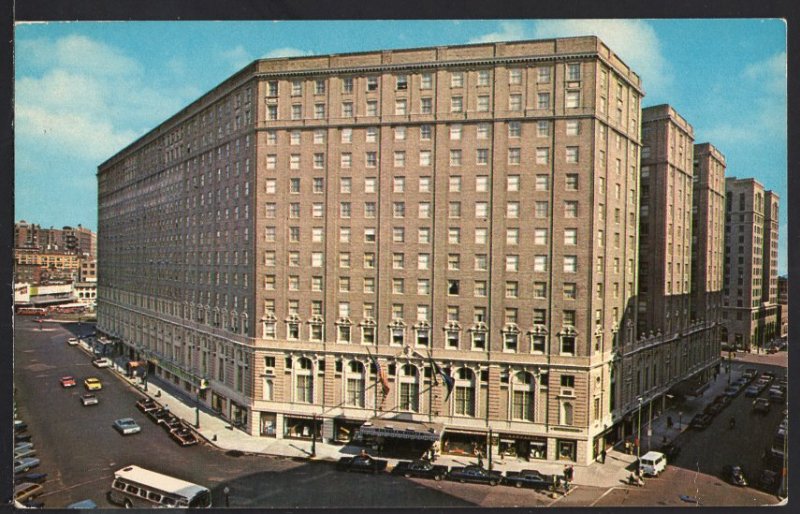 Massachussetts ~ The Statler Hilton Hotel BOSTON - Chrome 1950s-1970s