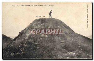 Old Postcard Summit of the Puy Mary