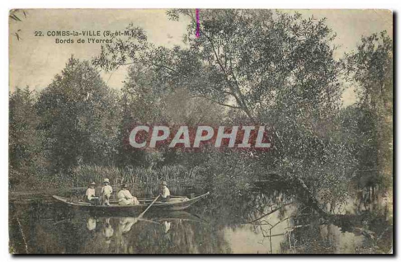 Old Postcard Combs la Ville S and M edges of the Yerres