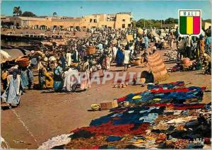  Moderne Postkarte Mali der Hafen