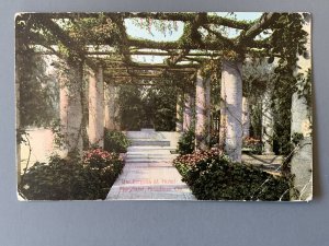 The Pergola At Hotel Maryland Pasadena CA Litho Postcard A11508091256